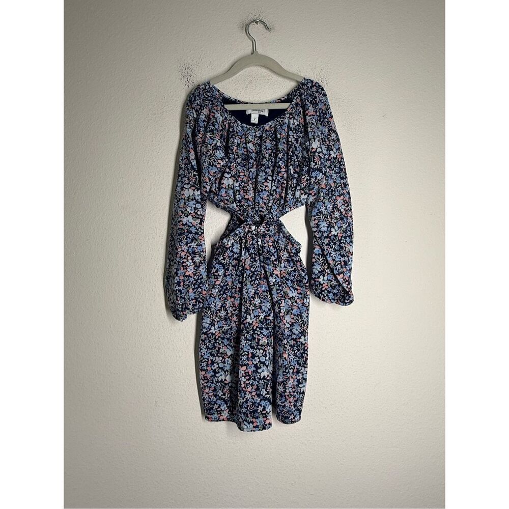 Speechless Kids Girls Cut Out Waist Floral Pattern Dress Size 7